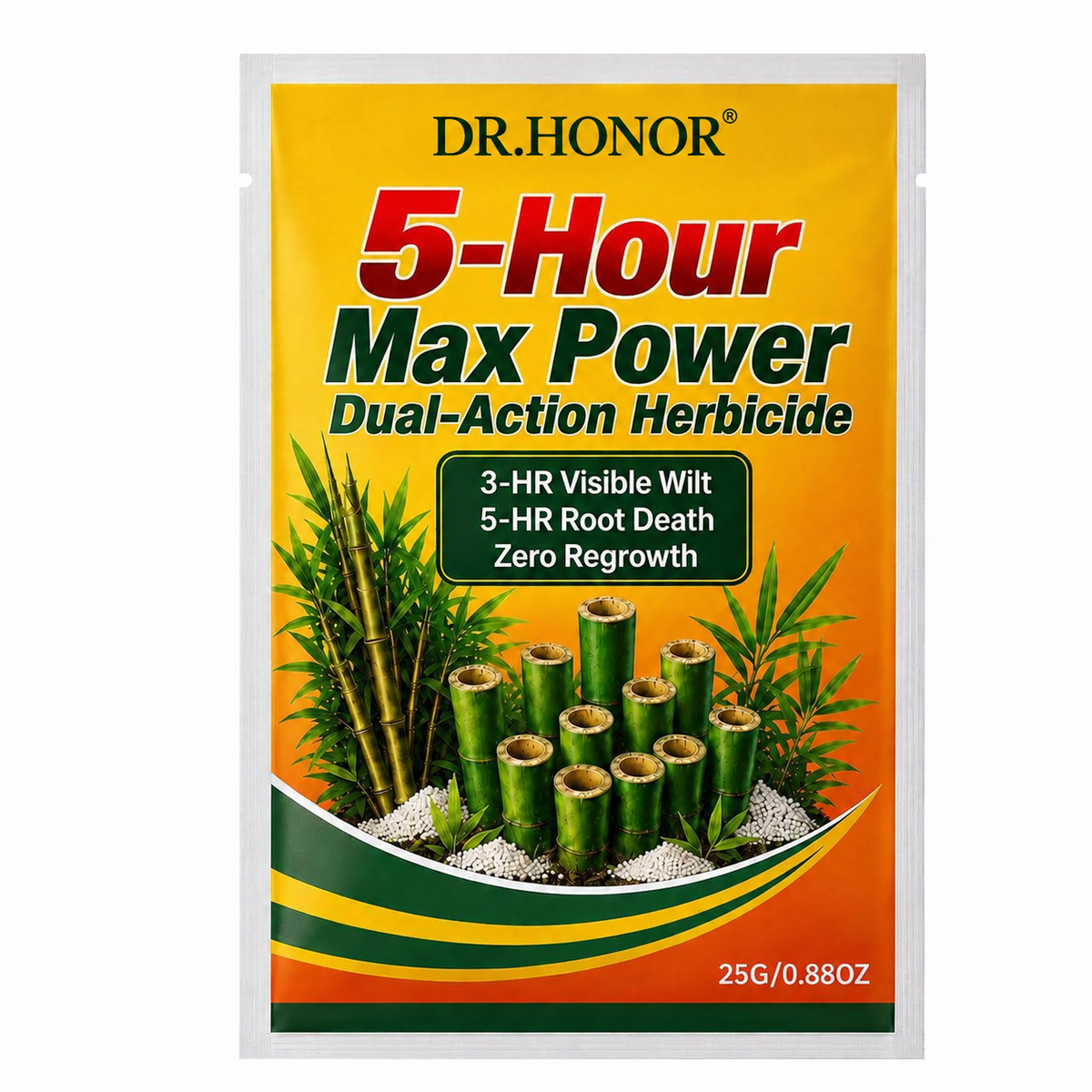 šš„DR.HONORĀ® 5-Hour Max Power Dual-Action Herbicide | Fast-Acting Granules for Stubborn Weeds & Brush