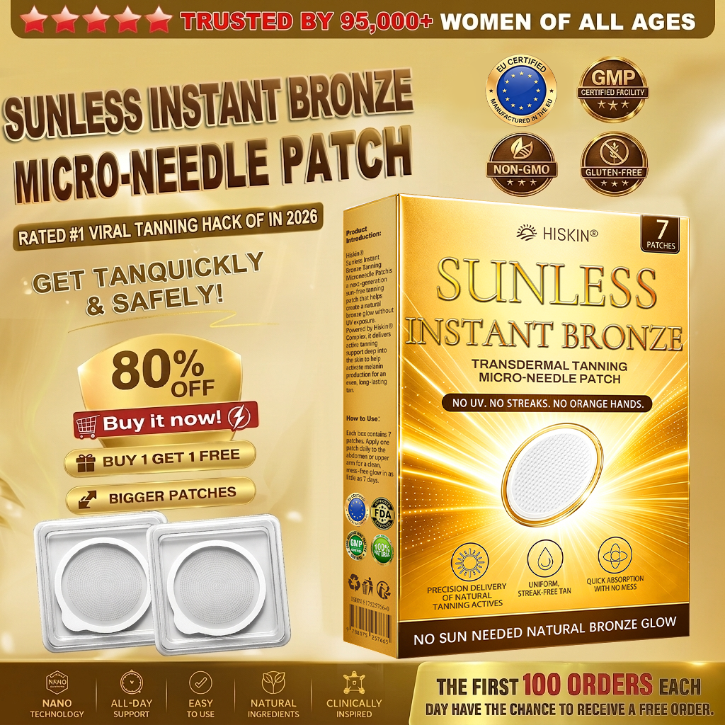 𝑶𝒇𝒇𝒊𝒄𝒊𝒂𝒍 𝑺𝒕𝒐𝒓𝒆 | ☀️ 𝐇𝐢𝐬𝐤𝐢𝐧® 𝐒𝐮𝐧𝐥𝐞𝐬𝐬 𝐈𝐧𝐬𝐭𝐚𝐧𝐭 𝐁𝐫𝐨𝐧𝐳𝐞 𝐓𝐚𝐧𝐧𝐢𝐧𝐠 𝐌𝐢𝐜𝐫𝐨𝐧𝐞𝐞𝐝𝐥𝐞 𝐏𝐚𝐭𝐜𝐡 (𝐉𝐮𝐬𝐭 𝐨𝐧𝐜𝐞 𝐚 𝐝𝐚𝐲) 𝐕𝐢𝐬𝐢𝐛𝐥𝐞 𝐁𝐫𝐨𝐧𝐳𝐞 𝐆𝐥𝐨𝐰 𝐢𝐧 𝟕 𝐃𝐚𝐲𝐬 ✅ 𝐍𝐨 𝐔𝐕, 𝐍𝐨 𝐎𝐫𝐚𝐧𝐠𝐞, 𝐍𝐨 𝐒𝐭𝐫𝐞𝐚𝐤𝐬, 𝐍𝐨 𝐃𝐇𝐀, 𝐍𝐨 𝐌𝐞𝐬𝐬.