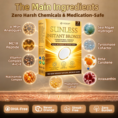 𝑶𝒇𝒇𝒊𝒄𝒊𝒂𝒍 𝑺𝒕𝒐𝒓𝒆 | ☀️ 𝐇𝐢𝐬𝐤𝐢𝐧® 𝐒𝐮𝐧𝐥𝐞𝐬𝐬 𝐈𝐧𝐬𝐭𝐚𝐧𝐭 𝐁𝐫𝐨𝐧𝐳𝐞 𝐓𝐚𝐧𝐧𝐢𝐧𝐠 𝐌𝐢𝐜𝐫𝐨𝐧𝐞𝐞𝐝𝐥𝐞 𝐏𝐚𝐭𝐜𝐡 (𝐉𝐮𝐬𝐭 𝐨𝐧𝐜𝐞 𝐚 𝐝𝐚𝐲) 𝐕𝐢𝐬𝐢𝐛𝐥𝐞 𝐁𝐫𝐨𝐧𝐳𝐞 𝐆𝐥𝐨𝐰 𝐢𝐧 𝟕 𝐃𝐚𝐲𝐬 ✅ 𝐍𝐨 𝐔𝐕, 𝐍𝐨 𝐎𝐫𝐚𝐧𝐠𝐞, 𝐍𝐨 𝐒𝐭𝐫𝐞𝐚𝐤𝐬, 𝐍𝐨 𝐃𝐇𝐀, 𝐍𝐨 𝐌𝐞𝐬𝐬.