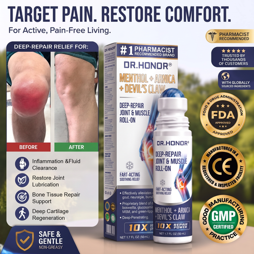 𝐃𝐑.𝐇𝐎𝐍𝐎𝐑® 𝗠𝗲𝗻𝘁𝗵𝗼𝗹 · 𝗔𝗿𝗻𝗶𝗰𝗮 × 𝗗𝗲𝘃𝗶𝗹’𝘀 𝗖𝗹𝗮𝘄 10-𝐢𝐧-𝟏 𝐀𝐝𝐯𝐚𝐧𝐜𝐞𝐝 𝐉𝐨𝐢𝐧𝐭 & 𝐌𝐮𝐬𝐜𝐥𝐞 𝐑𝐞𝐩𝐚𝐢𝐫 𝐑𝐨𝐥𝐥-𝐎𝐧 (𝐅𝐚𝐬𝐭-𝐀𝐜𝐭𝐢𝐧𝐠 𝐒𝐨𝐨𝐭𝐡𝐢𝐧𝐠 𝐑𝐞𝐥𝐢𝐞𝐟) | 𝐅𝐨𝐫 𝐎𝐬𝐭𝐞𝐨𝐚𝐫𝐭𝐡𝐫𝐢𝐭𝐢𝐬, 𝐆𝐨𝐮𝐭, 𝐍𝐞𝐮𝐫𝐚𝐥𝐠𝐢𝐚, 𝐁𝐮𝐫𝐬𝐢𝐭𝐢𝐬, 𝐒𝐰𝐞𝐥𝐥𝐢𝐧𝐠 & 𝐄𝐝𝐞𝐦𝐚 | 𝐅𝐚𝐬𝐭-𝐀𝐛𝐬𝐨𝐫𝐛𝐢𝐧𝐠, 𝐍𝐨𝐧-𝐆𝐫𝐞𝐚𝐬𝐲, 𝐍𝐨-𝐌𝐞𝐬𝐬, 𝐓𝐚𝐫𝐠𝐞𝐭𝐞𝐝 𝐀𝐩𝐩𝐥𝐢𝐜𝐚𝐭𝐢𝐨𝐧