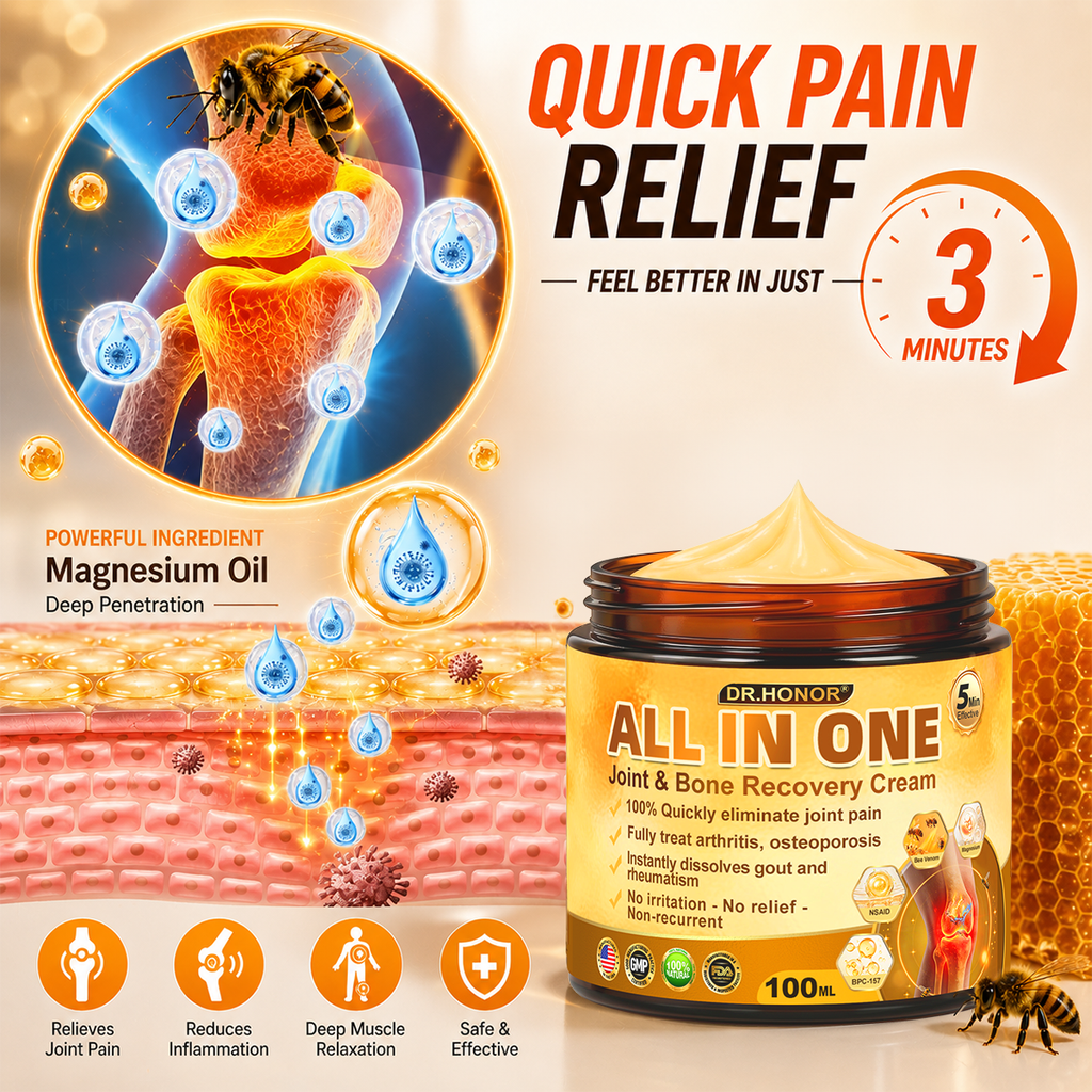 DR.HONOR® All-In-One Joint & Bone Recovery Cream🎉🎉(Specially for older adults)
